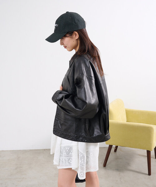 Kastane（カスタネ） コート アウター レザーBIGポケジャケット