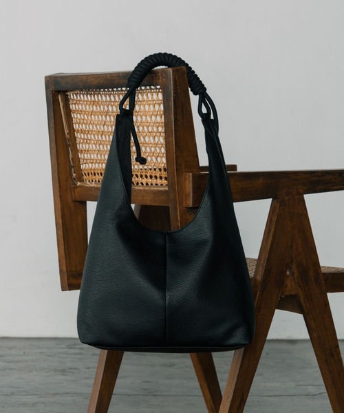 LURAKU トートバッグ Synthetic Leather Rope Handle Bag