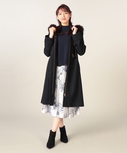 LAISSE PASSE（レッセパッセ） ダッフルコート MEDIUM ネイビー