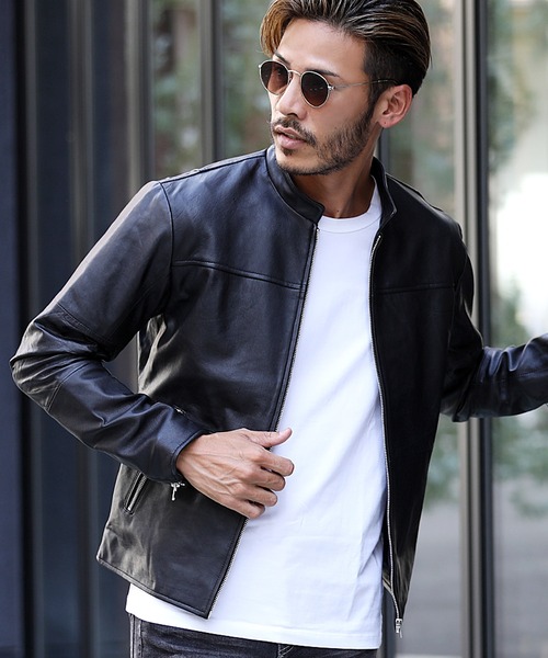 roshell（ロシェル） 革ジャン ライダース リプロダクトレザー 本革