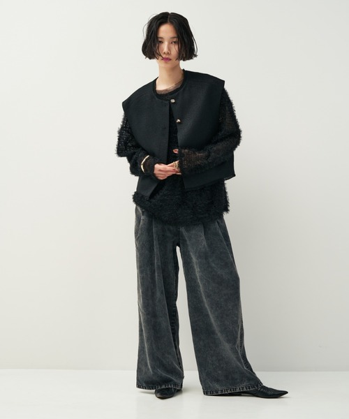 CHIGNON（シニヨン） パンツ 「 」リヨセルツイルウォッシュパンツ