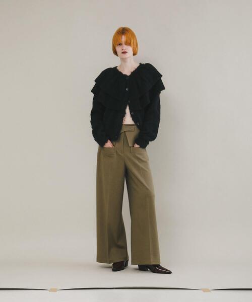 LAATO（ラート） ニット セーター frill frill knit cardigan