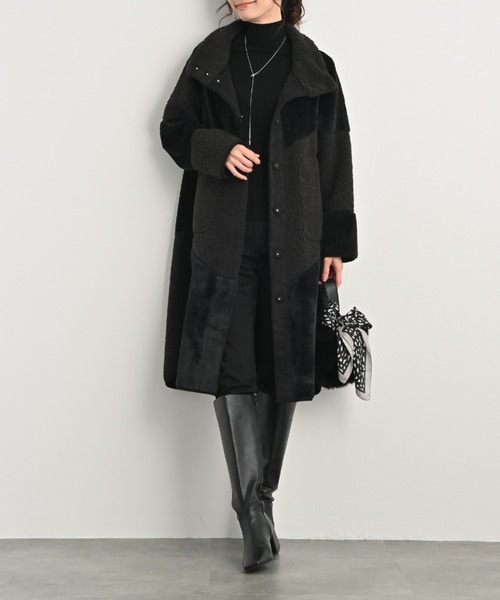 ムートンコート ボアコート レディース : ZOZOTOWN Yahoo!店 - 通販