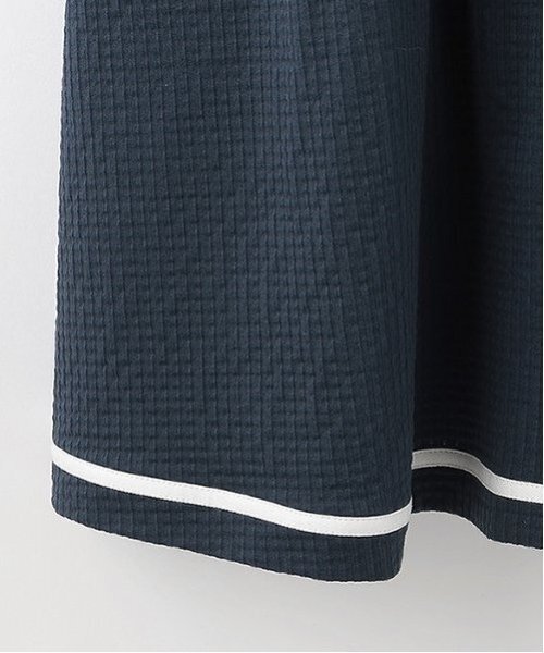 mezzo piano ワンピース 「バレエ」セーラーカラーギンガムチェック前