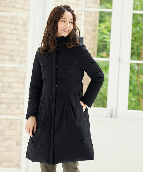 Tiaclasse ダウンコート ダウンジャケット 大人華やかなフェミニン