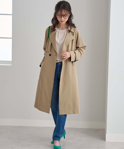 BELLUNA PLUS（ベルーナプラス） トレンチコート コート バックレース