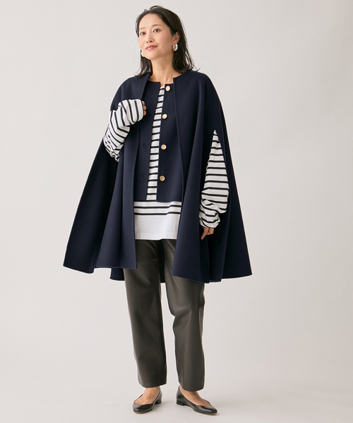 VERMEIL par iena（ヴェルメイユパーイエナ） ポンチョ リバーマント