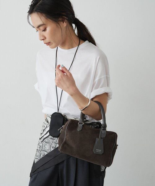 russet（ラシット） ボストンバッグ スエード2WAYミニボストンバッグ
