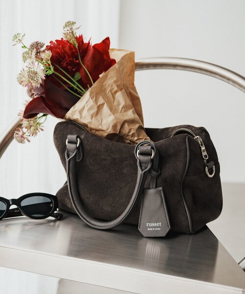 russet（ラシット） ボストンバッグ スエード2WAYミニボストンバッグ
