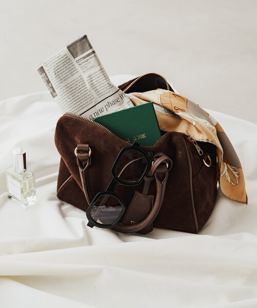 russet（ラシット） ボストンバッグ スエード2WAYミニボストンバッグ