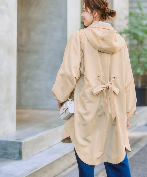 SMILELAND モッズコート コート 「大きいサイズ」 後ろリボンオーバー