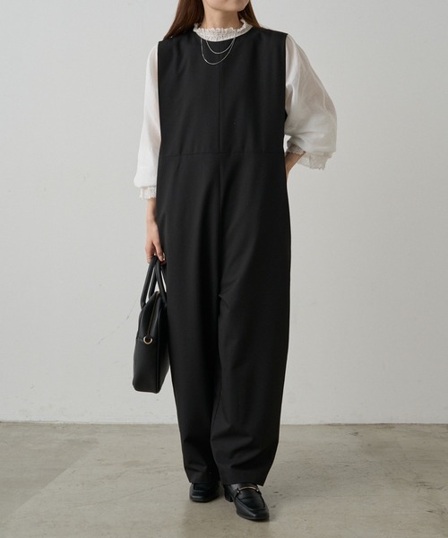 pual ce cin サロペット オーバーオール 「Du noir」オールインワン