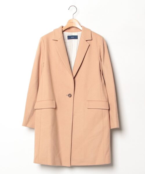 SHIPS（シップス） チェスターコート 38 ブラウン レディース