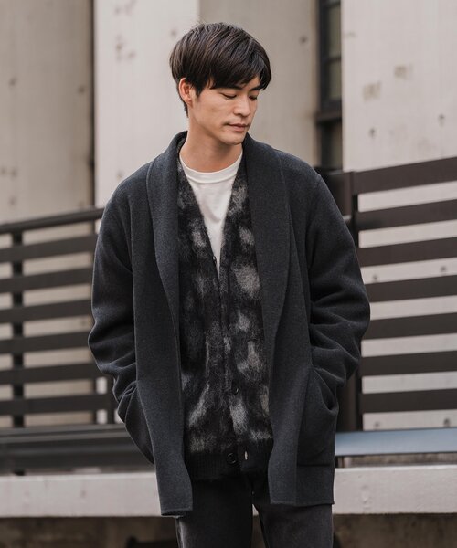 EDIFICE（エディフィス） チェスターコート LARGE ブラウン メンズ