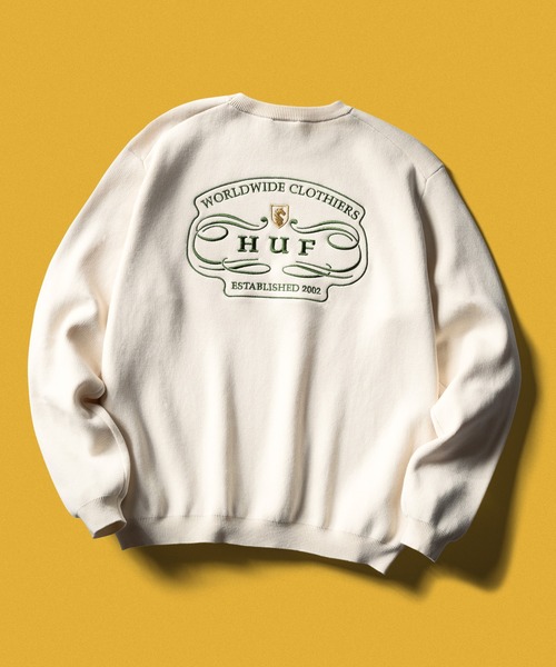 HUF（ハフ） セーター ニット WORLDWIDE CLOTHIERS SWEATER メンズ
