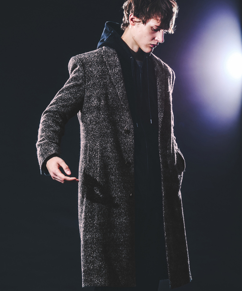 5351 POUR LES HOMMES チェスターコート コート 「25A/W」尾州産