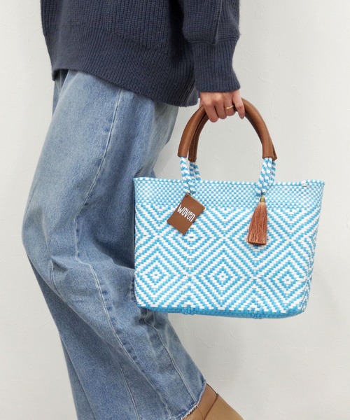 かごバッグ カゴバッグ WOVEN (ウーヴン) / スモールトート メキシコ製