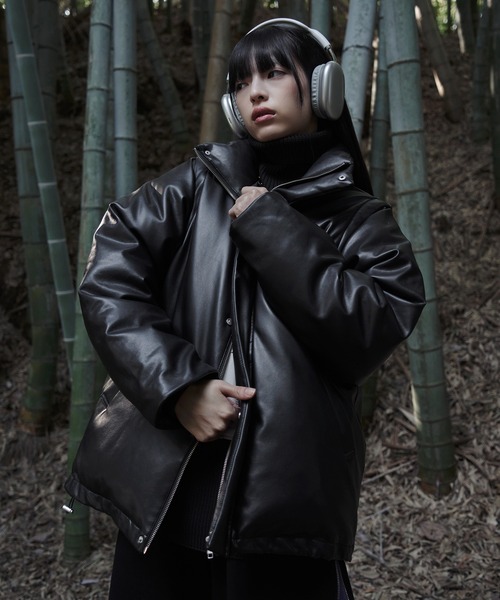 狐独 ダウンジャケット ダウン 2wayリアルダウンジャケット メンズ