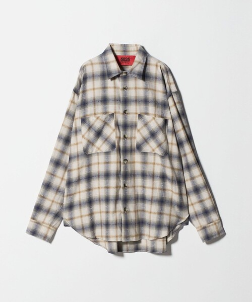 5525Gallery シャツ 「別注」 「5525gallery」チェック ネル シャツ 1