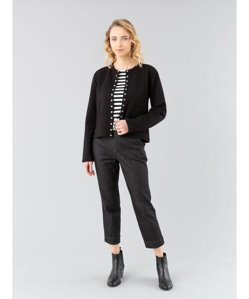 agnes b.（アニエスベー） カーディガン コットン メルトン