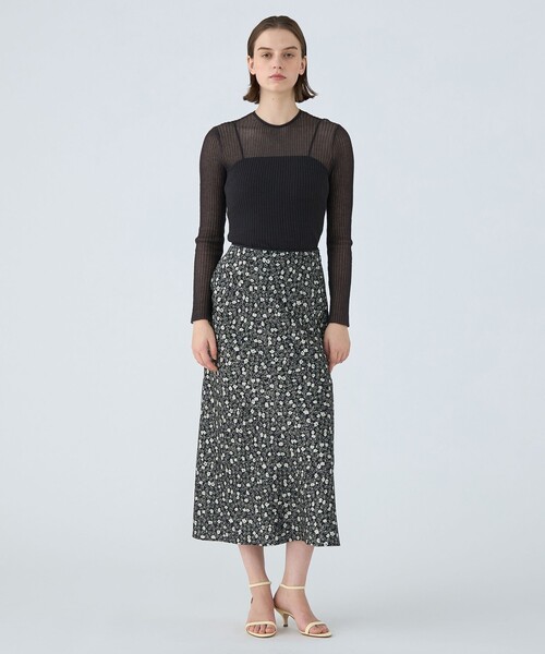 Ballsey（ボールジィ） スカート レジェフラワープリント マーメイド