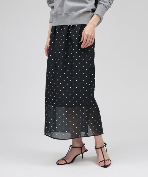 BABYLONE（バビロン） スカート シアードットタイトスカート