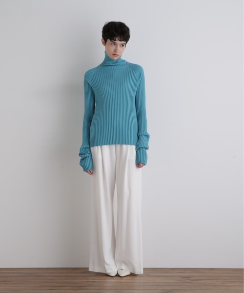 LE PHIL（ル フィル） ニット セーター ウールリブタートル レディース