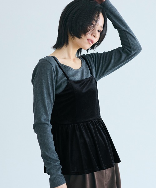 coca（コカ） キャミソール ベロアビスチェ : ZOZOTOWN Yahoo!店
