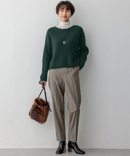 23区（ニジュウサンク） ニット セーター 「Oggi2月号掲載/洗える