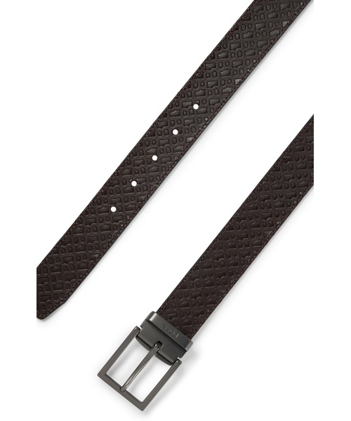 BOSS（HUGO BOSS） ベルト リバーシブルデザイン モノグラム＆スムース