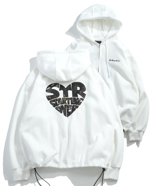 Starting Over（スターティング オーバー） パーカー embroidery print