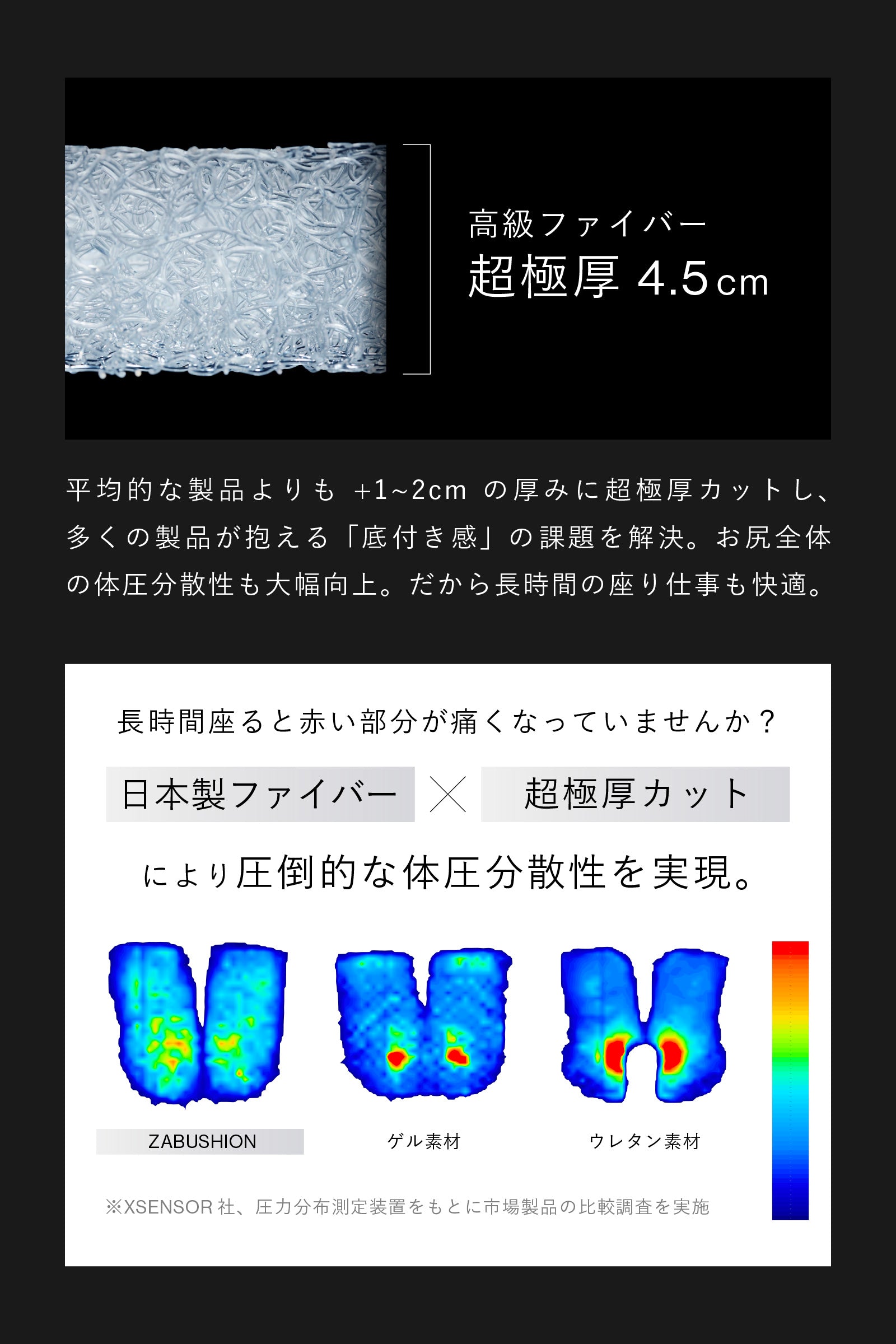 ZABUSHION（標準モデル） | BLACK – 【公式】ZABUSHION（ザブション）