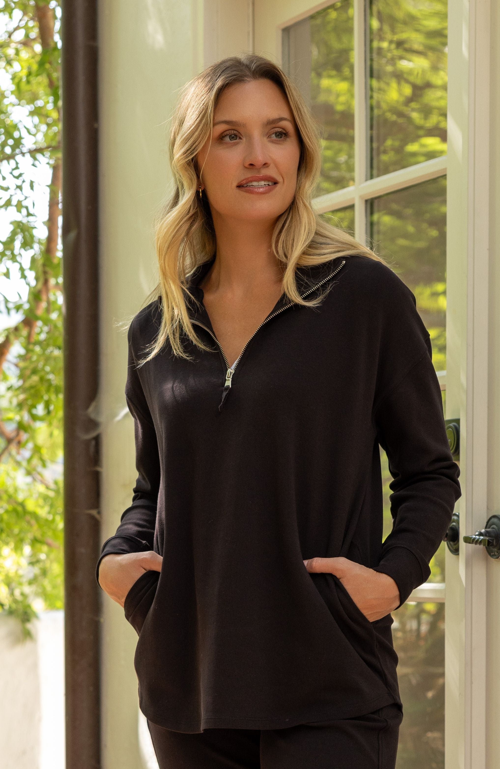 Million Miles Quarter Zip Pullover – zestt llc