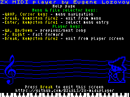 ZX MIDI player - Music Player for ZX Spectrum - ZX-Art