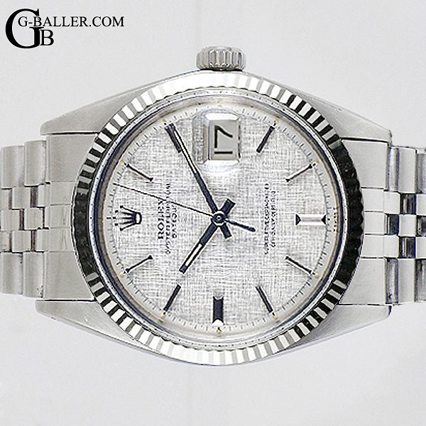 ROLEX ロレックス デイトジャスト 1603 シルバーモザイク文字盤 中古 美品