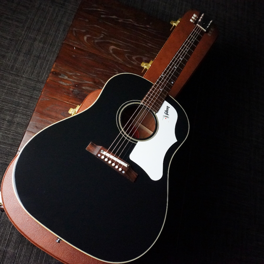 在庫情報/Gibson 1960s J-45 Original Ebony w/ceramic Saddle Mod