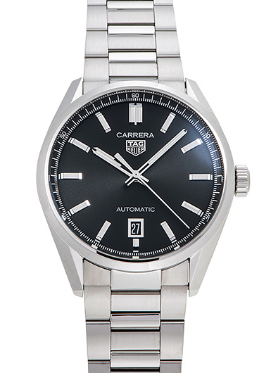 タグ・ホイヤー カレラ デイト WBN2110.BA0639 ブラック 新品 | かめ吉