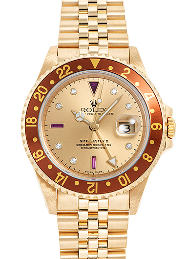 ロレックス GMTマスターⅡ 16718RG シャンパン 中古 | かめ吉