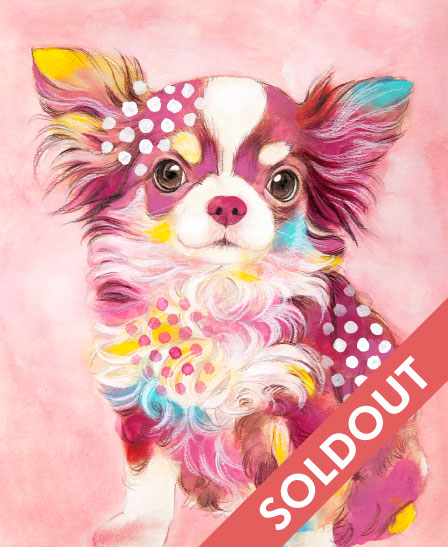 赤チワワ|a133|【ギャラリー笑夢】新築祝い,開店祝い,贈答品,記念品