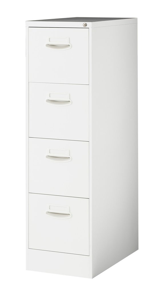 A4 ファイリングキャビネット 4段 (キャビネット スチールワゴン 鍵