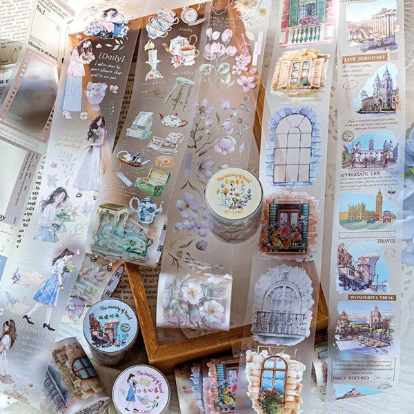 Qoo10] コラージュ 素材 マスキングテープ マス