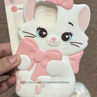 Qoo10] ディズニー シリコン マリーちゃんiphoneケース : スマホケース