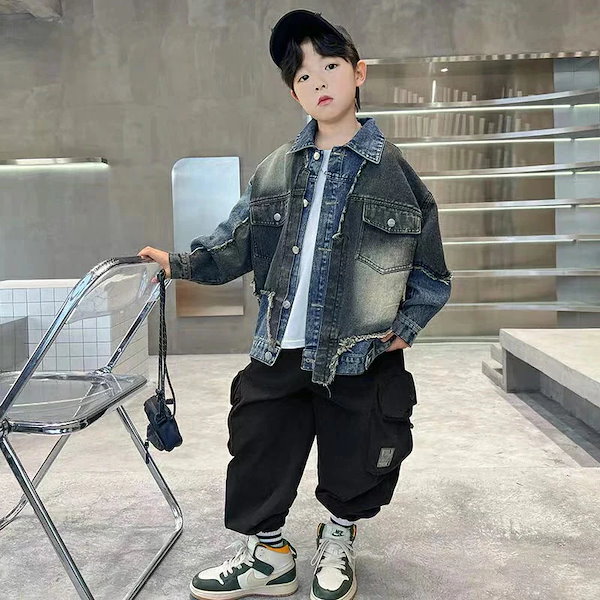 Qoo10] 子供服 子ども服 こども服 キッズ デニ