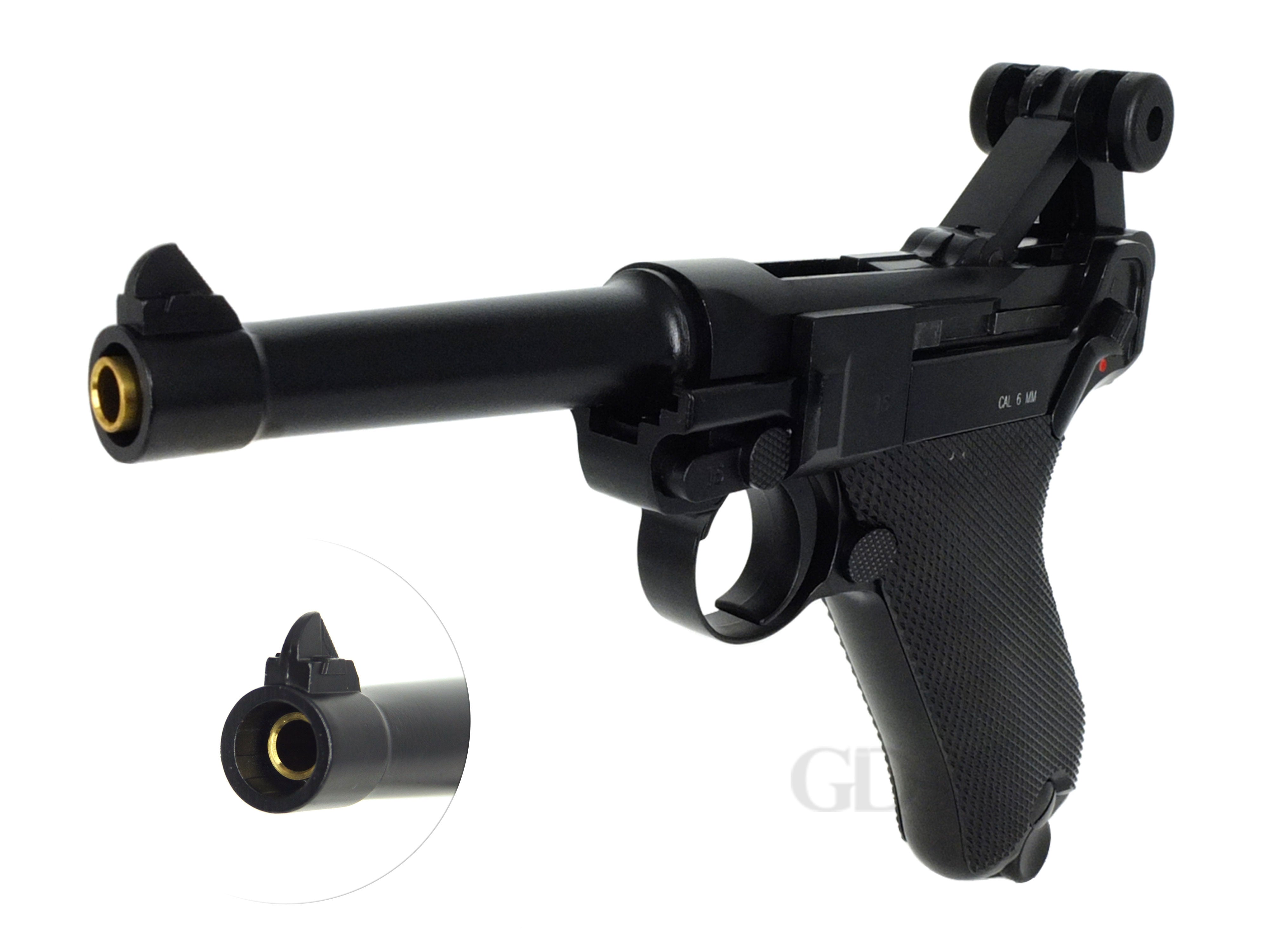 KWC ルガー P08 4インチ CO2ガスブローバック ハンドガン メタルパーツ