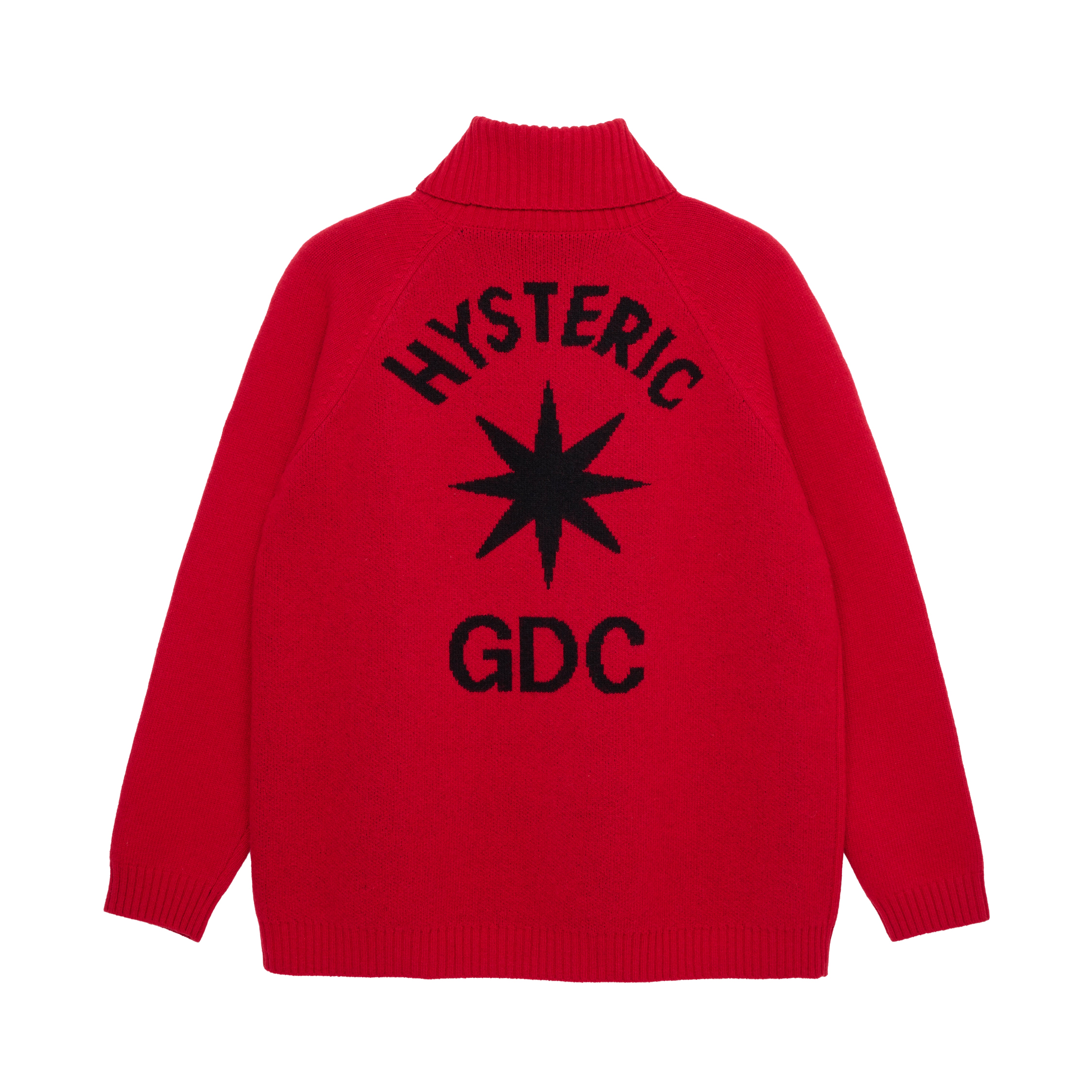 HYSTERIC GLAMOUR X GDC collabo】turtleneck knit