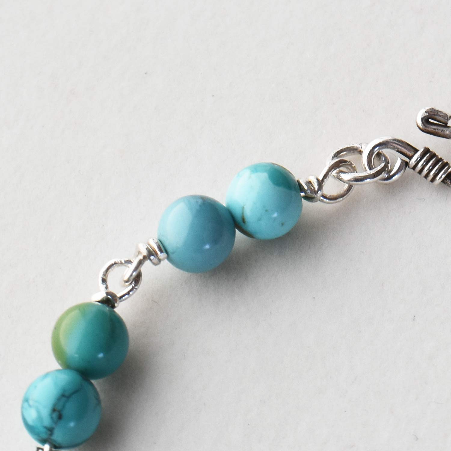 ターコイズシルバーブレスレット【12月の誕生石】 – gemish