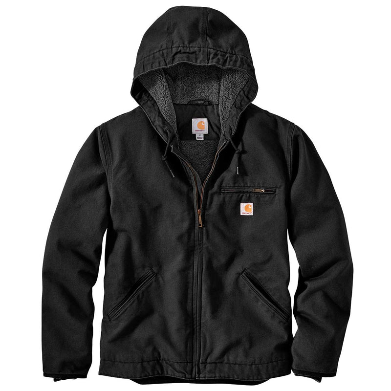 Carhartt Sherpa-Lined Relaxed Fit Washed Duck Jacket | Gemplers