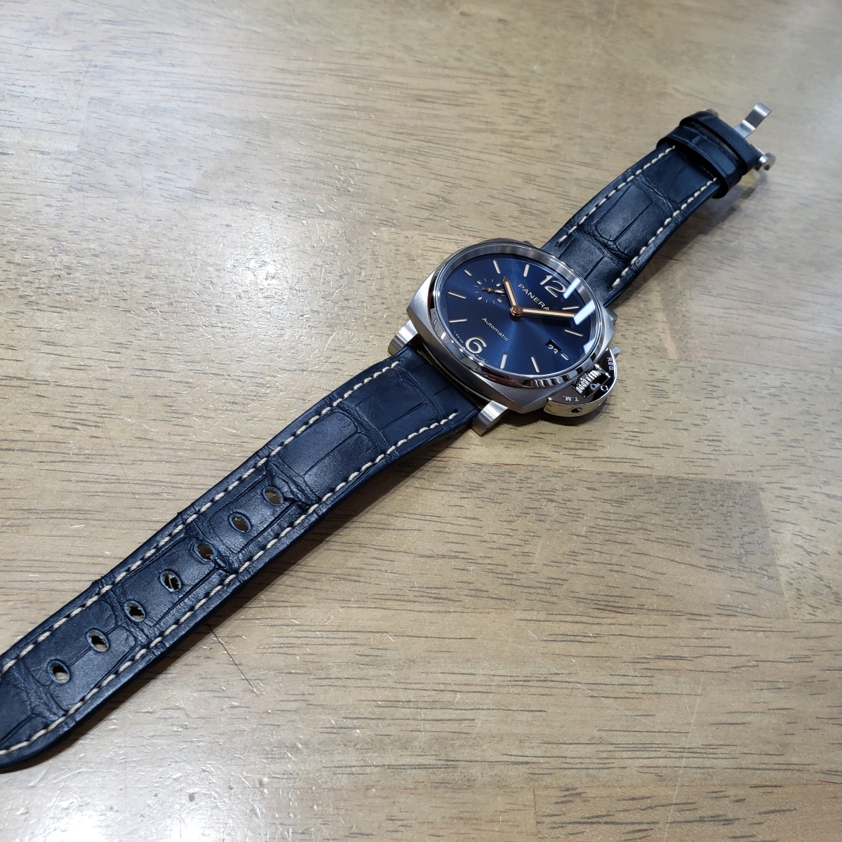 パネライ ルミノールドゥエ42 チタニオ 青文字盤 PAM00927 2020年7月