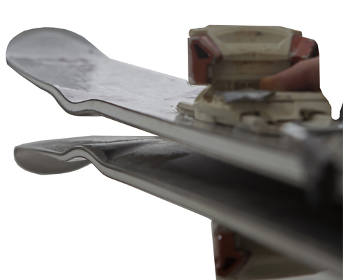 Radical 'Spoon' Ski has Convex Base, Built-in Cleats | GearJunkie