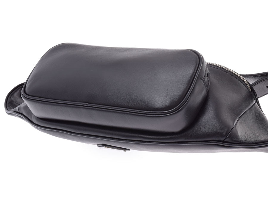 プラダ ボディバッグ 黒 2VL006 メンズ レディース カーフ ウエスト